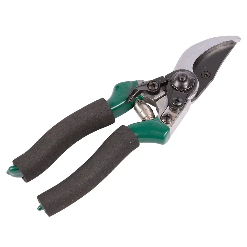 Green Heavy-Duty 20Cm Carbon Steel Secateurs For Gardening 1