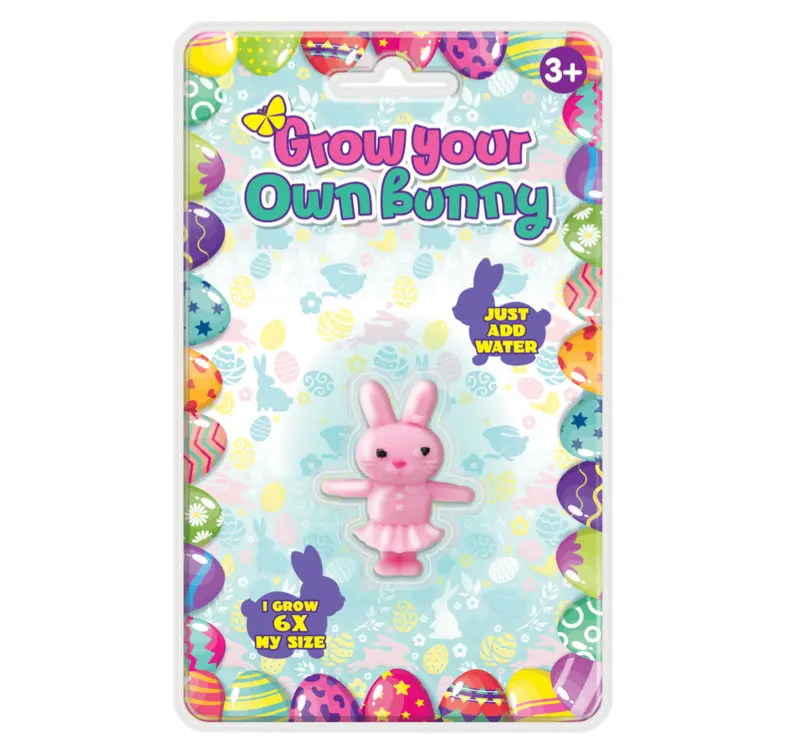 Grow-A-Bunny Interactive Planting Toy – Color-Assorted, Sold Individually 1