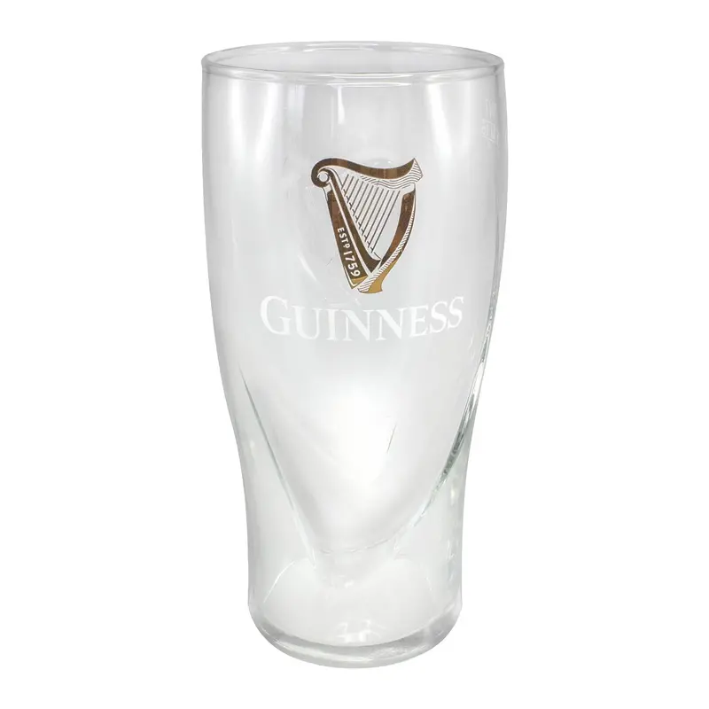 Guinness Classic Embossed Pint Glass 1