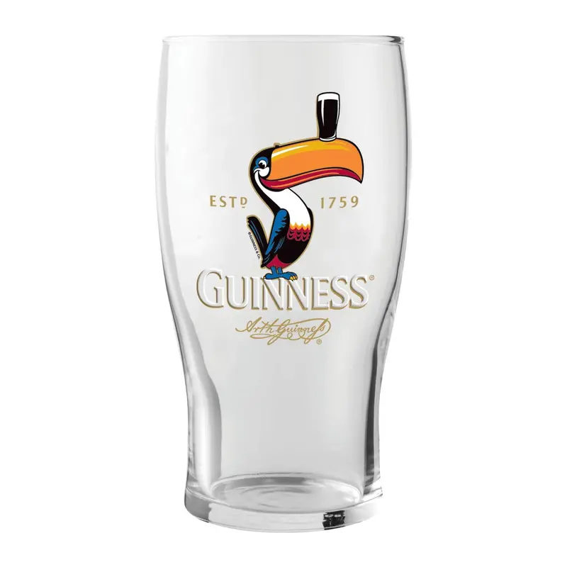 Guinness Toucan-Design Pint Glass 1