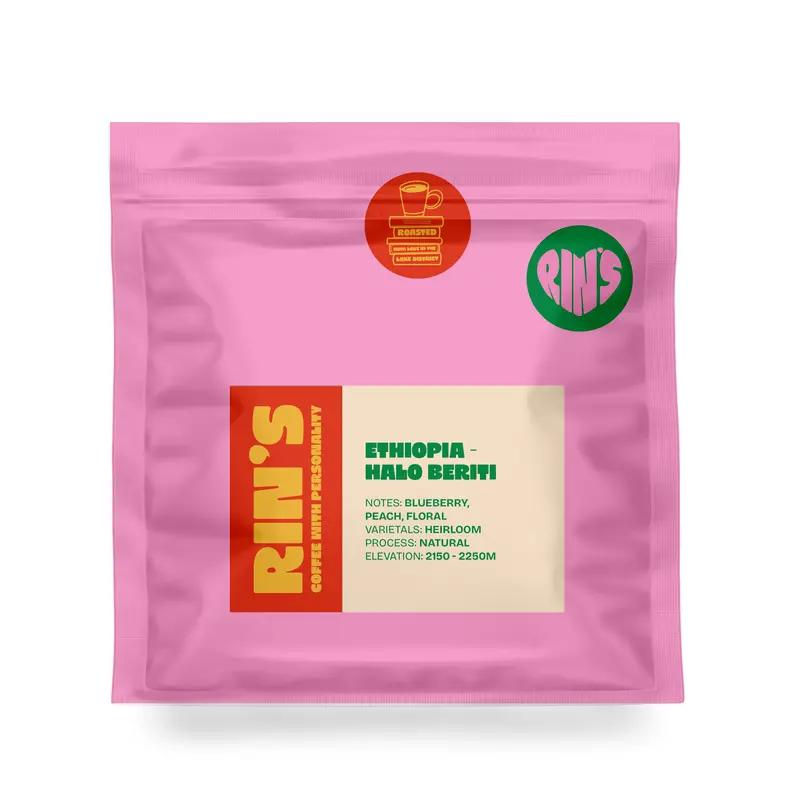 Halo Beriti Natural – Ethiopian Heirloom Coffee, Fruit-Forward 1