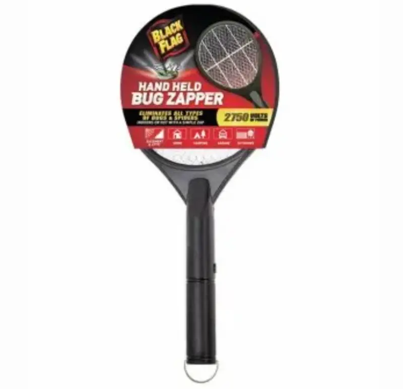 Handheld Electric Bug Zapper – Racket-Style Fly Swatter 1