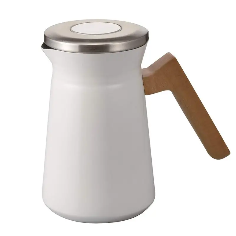 Hario Double-Walled Stainless Steel Tea Pot – 20Oz Thermal Insulated Design 1