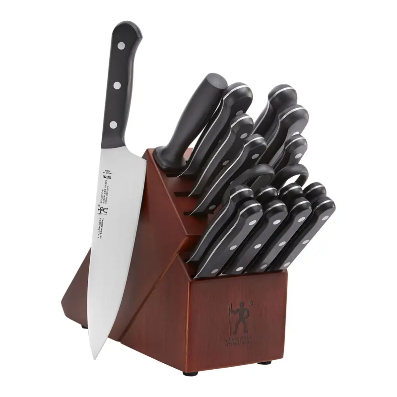Henckels Solution Comprehensive 18-Piece Kitchen Knife Block 1