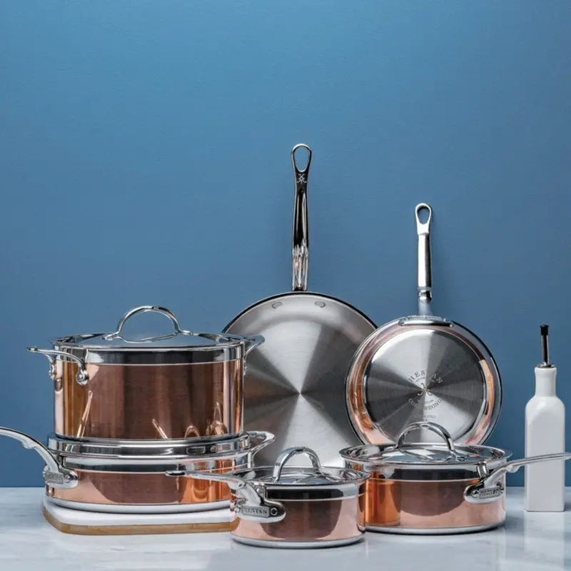Hestan Copperbond Ultimate 10-Piece Cookware Set 1
