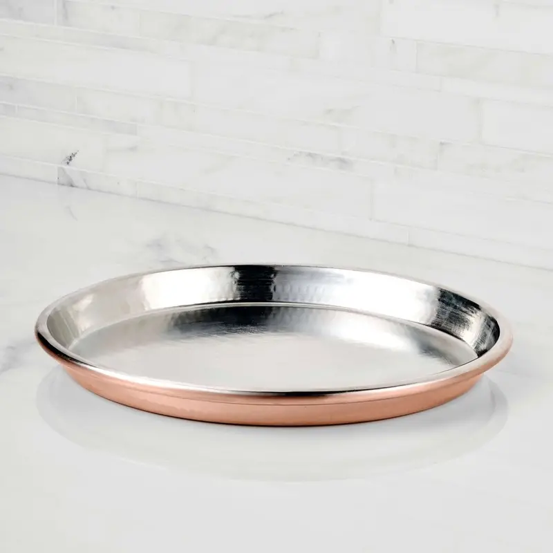 Hestan Hammered Italian Copper Focaccia Di Recco Baking Pan 1