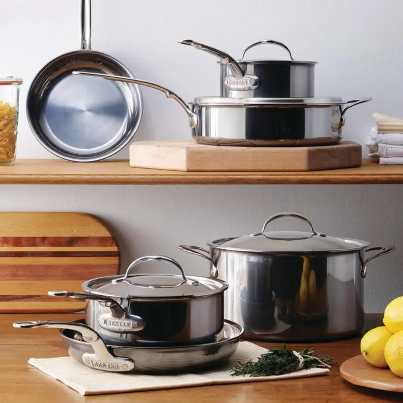 Hestan Nanobond Titanium 10-Piece Cookware Set 1