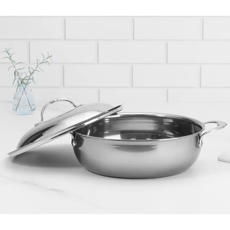 Hestan Nanobond Titanium 5-Quart Dutch Oven With Dome Lid 1
