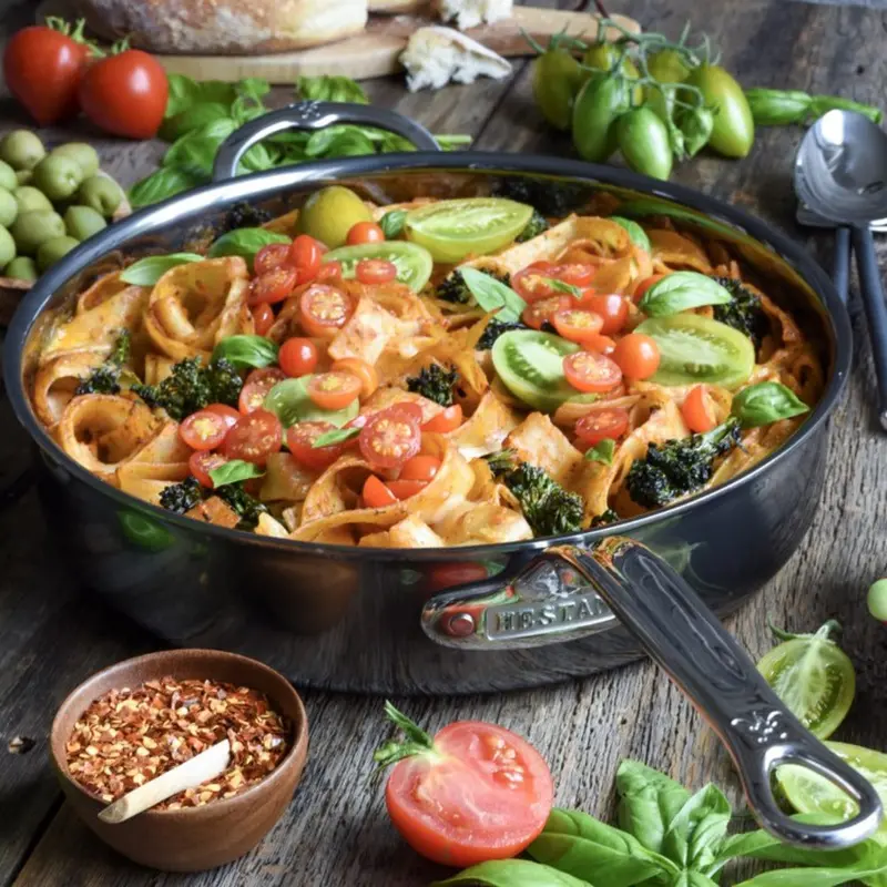 Hestan Nanobond Titanium Covered Sauté Pan – 4-Quart 1