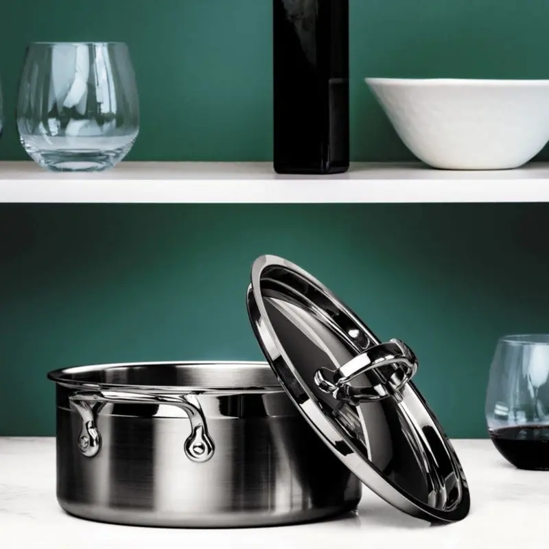Hestan Probond 3-Quart Covered Soup Pot – Stainless Steel 1