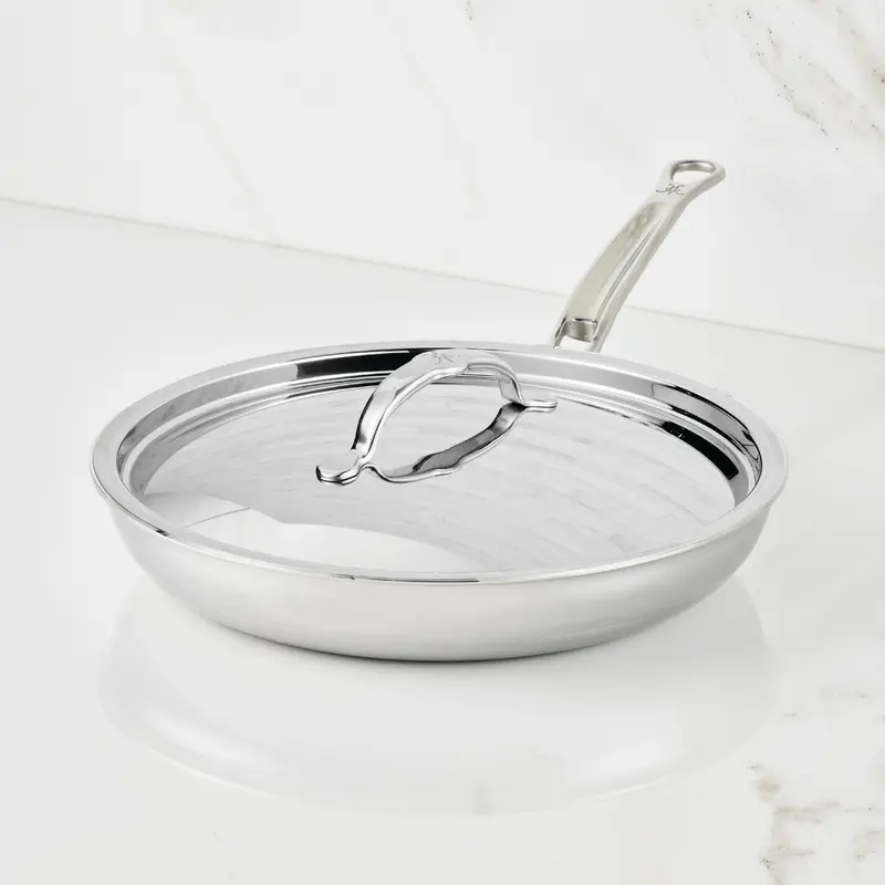 Hestan Probond Luxe 11-Inch Stainless Skillet With Lid 1