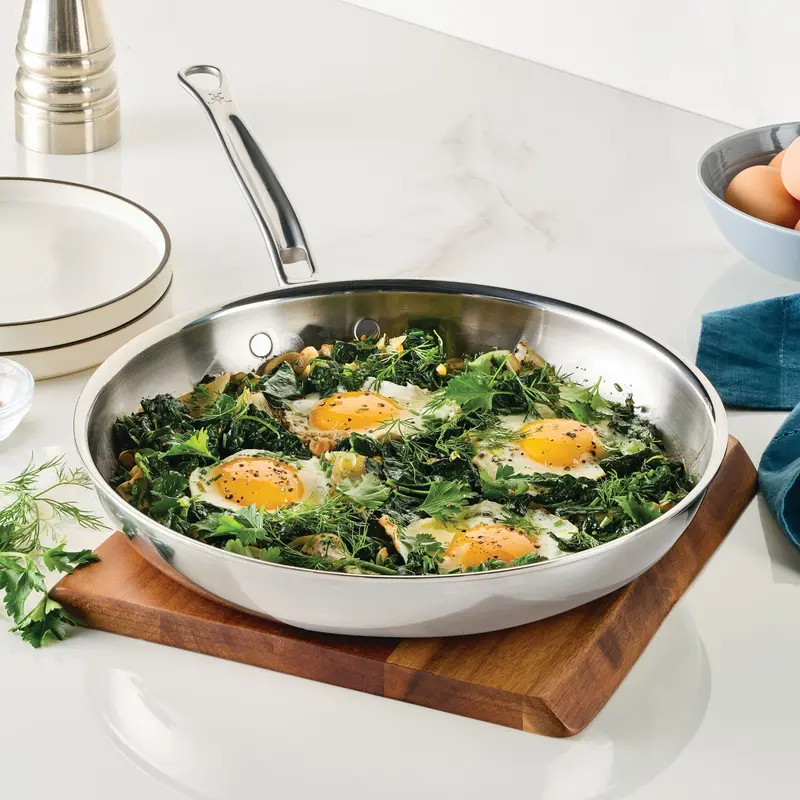 Hestan Probond Luxe 11-Inch Stainless Steel Skillet – No Nonstick Coating 1