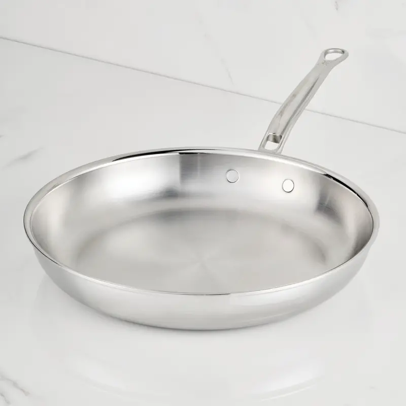 Hestan Probond Luxe 12.5-Inch Stainless Steel Skillet – No Nonstick Coating 1