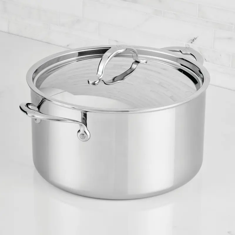 Hestan Probond Luxe 12-Quart Polished Stainless Steel Stock Pot 1