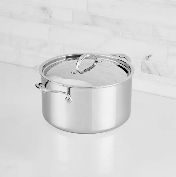 Hestan Probond Luxe 6-Quart Stainless Steel Stock Pot With Cover 1