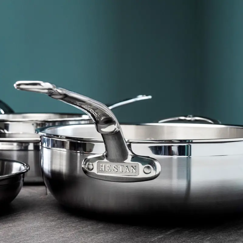 Hestan Probond Stainless Steel Covered Essential Pan – 3.5-Quart 1