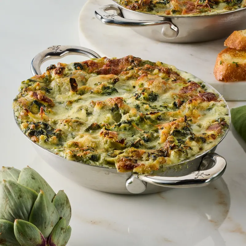 Hestan Provisions 1-Quart Clad Stainless Steel Au Gratin Dish 1