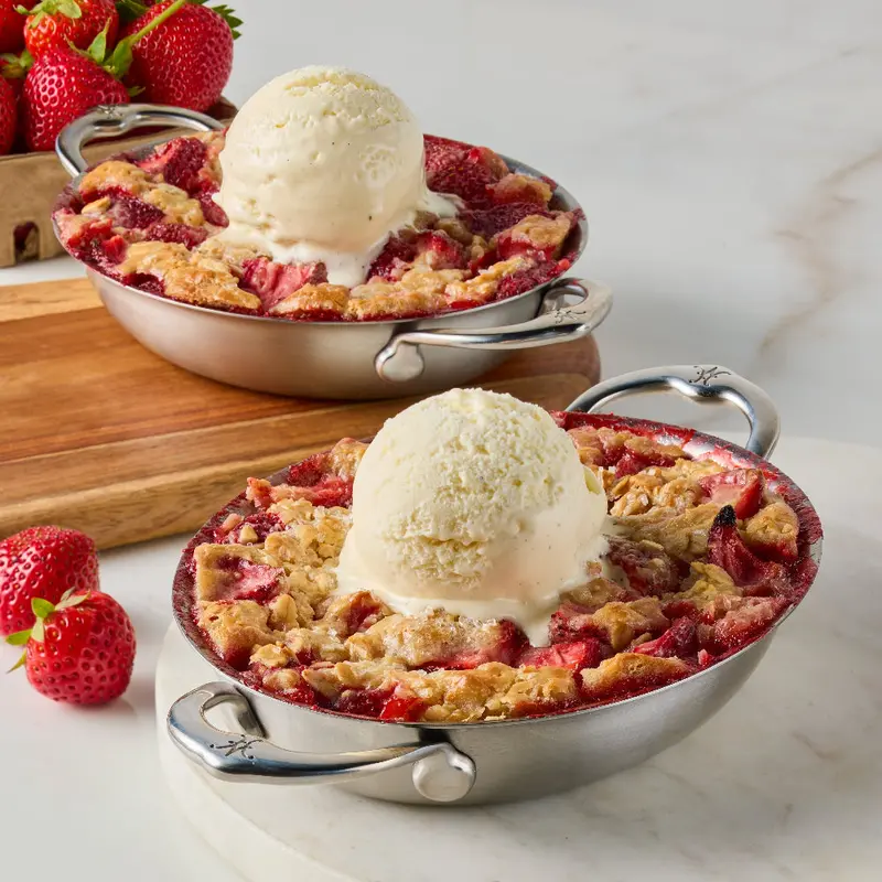 Hestan Provisions 13 Oz Oval Au Gratin Bowls – Set Of Two Stainless Steel Serving Dishes 1