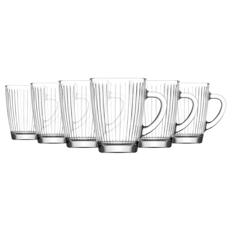 Hestia 250Ml Glass Mugs (Set Of 6) 1