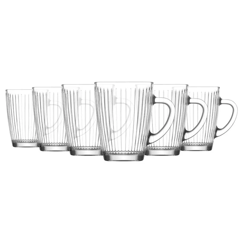 Hestia 300Ml Glass Mugs (Set Of 6) 1