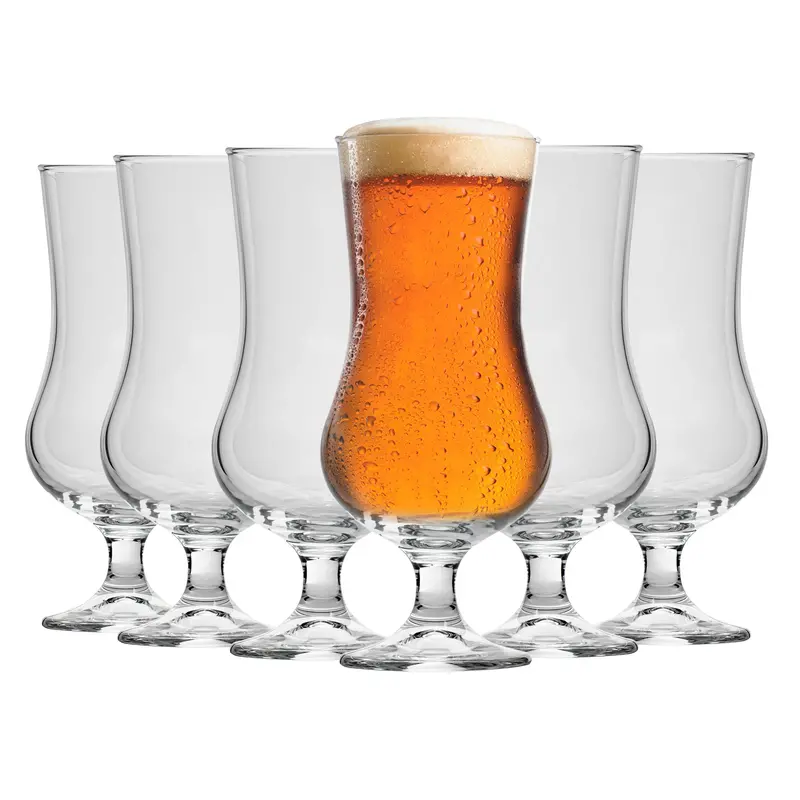 Hurricane-Shape Beer Glasses – 500Ml, Set Of 6 1
