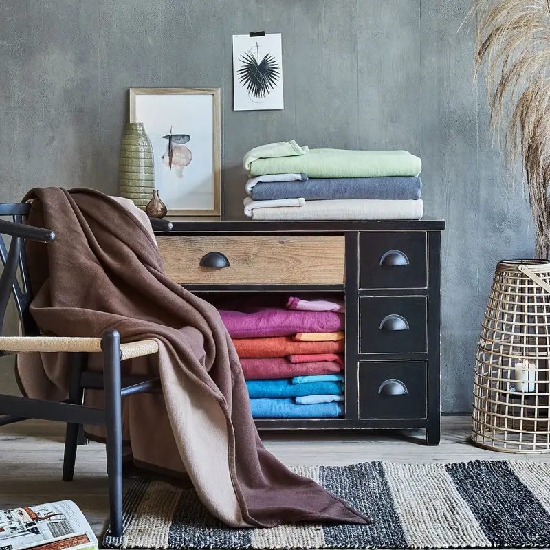 Ibena Uni Stockholm Soft Blanket (140 X 200 Cm) 1