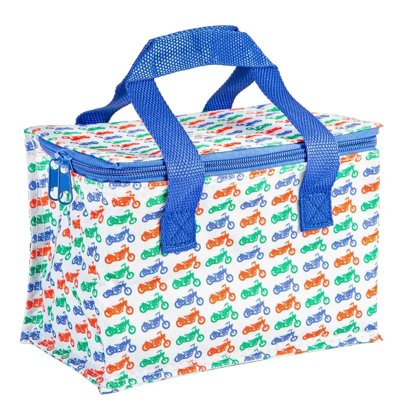 Insulated Blue Motorhead-Themed Lunch Tote Bag 1