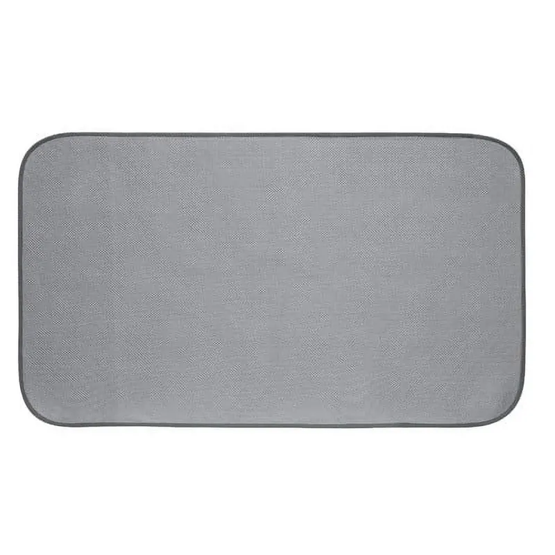 Interdesign Pewter Microfiber-Polyester Bath Mat – 24 X 18 Inches 1