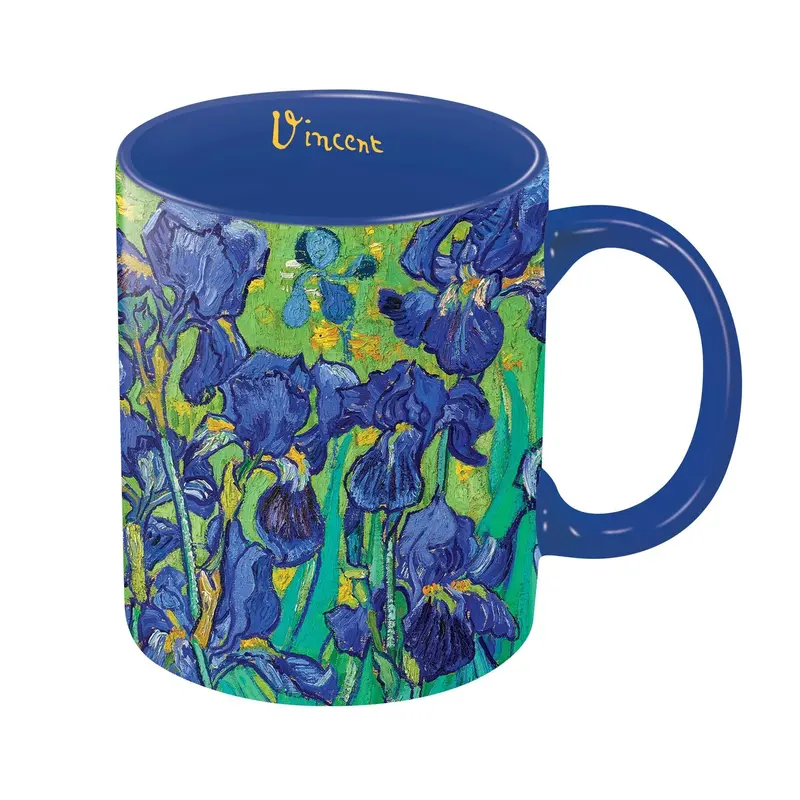 Irises Ceramic Coffee Mug – 11Oz Art-Themed Porcelain Tea Cup 1