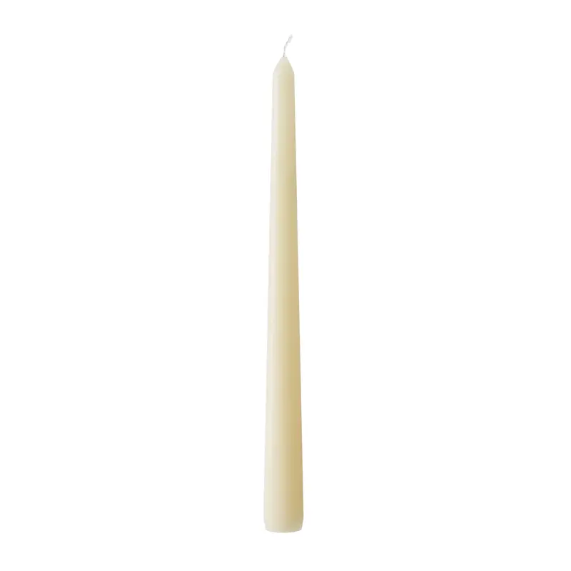 Ivory Venetian Table Candle – 25 Cm 1