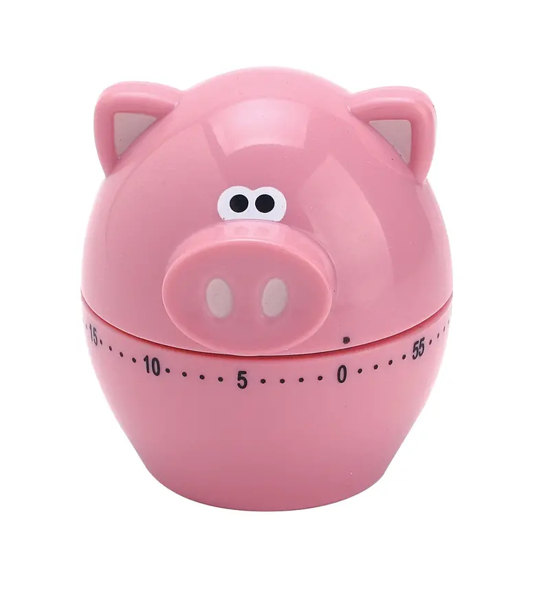 Joie Oinkoink Pig-Shaped Countdown Timer For Kitchens 1
