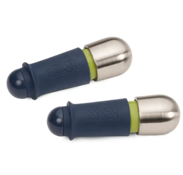 Joseph Joseph Barwise Twist-Lock Reusable Wine Stoppers (2-Pack) 1