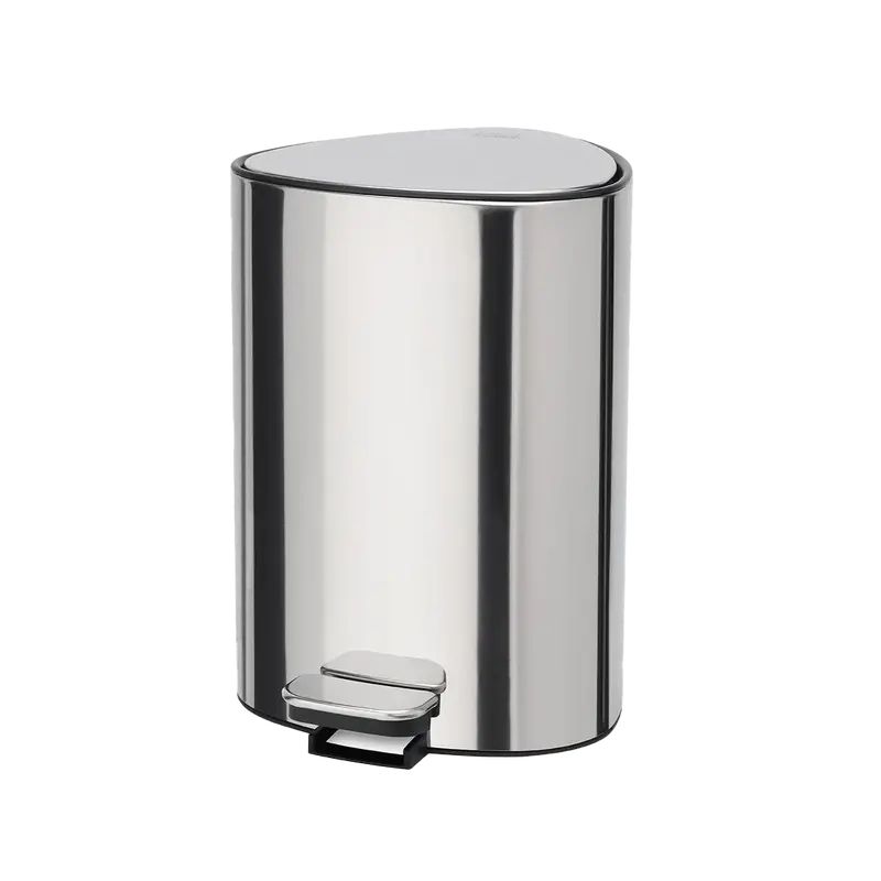 Joseph Joseph Easystore Luxe 5-Liter Stainless Steel Pedal Bin – 12" X 8.5" X 10" 1