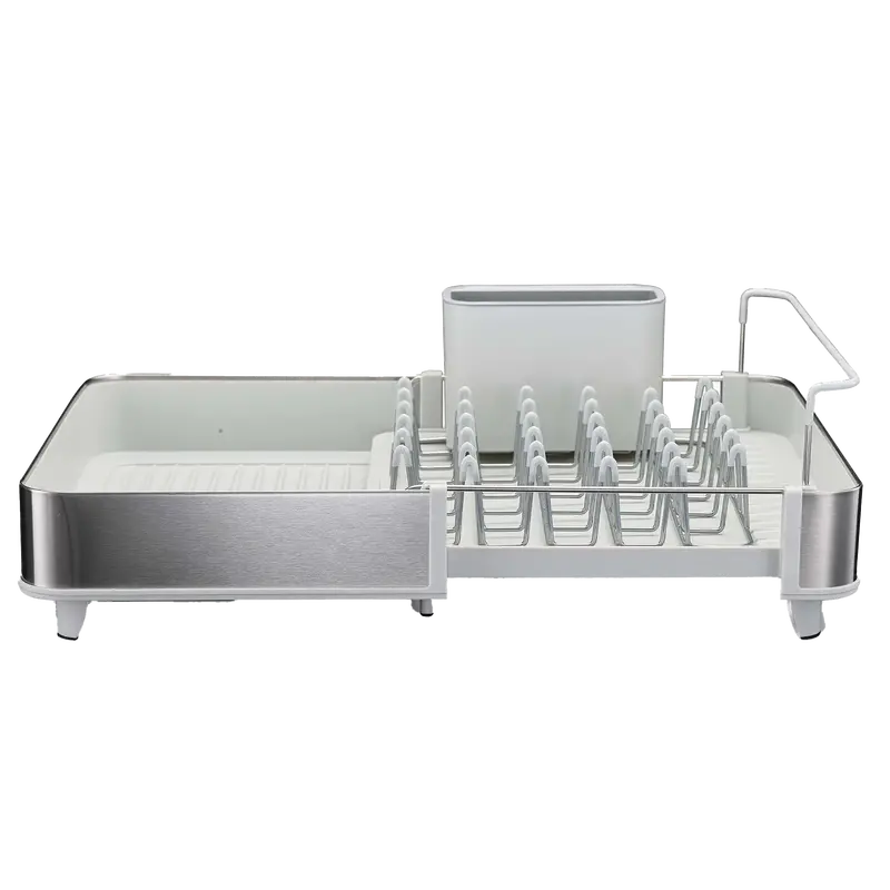 Joseph Joseph Extend Steel Adjustable Dish Drying Rack – Stone Finish 1