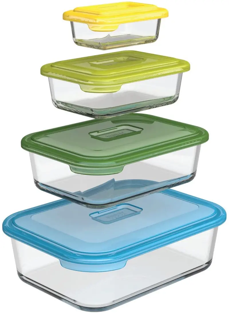 Joseph Joseph Nest Glass 8-Piece Stackable Storage Set 1