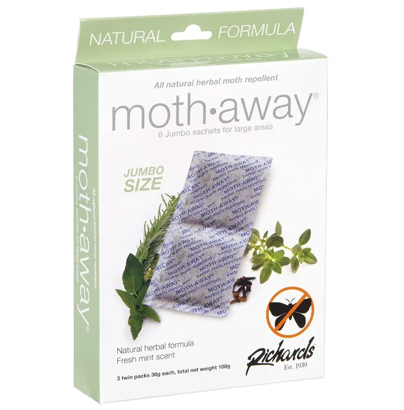 Jumbo Herbal Moth Repellent Sachets – 6 Large Natural Lavender Blends 1