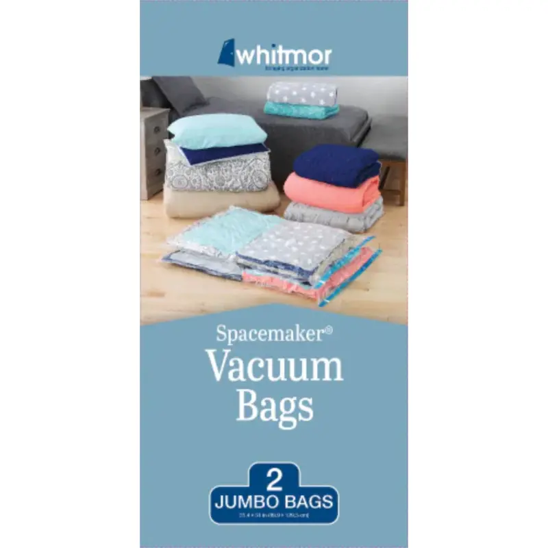 Jumbo Vacuum-Seal Storage Bags – Durable 2-Piece Compression Kit 1