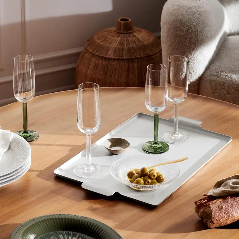 Kähler Hammershoi Champagne Glass Set (2 Pcs) 1