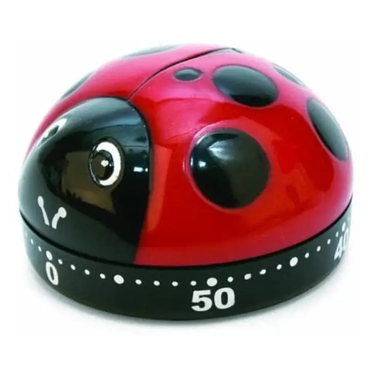 Kikkerland Ladybug-Shaped Kitchen Timer 1