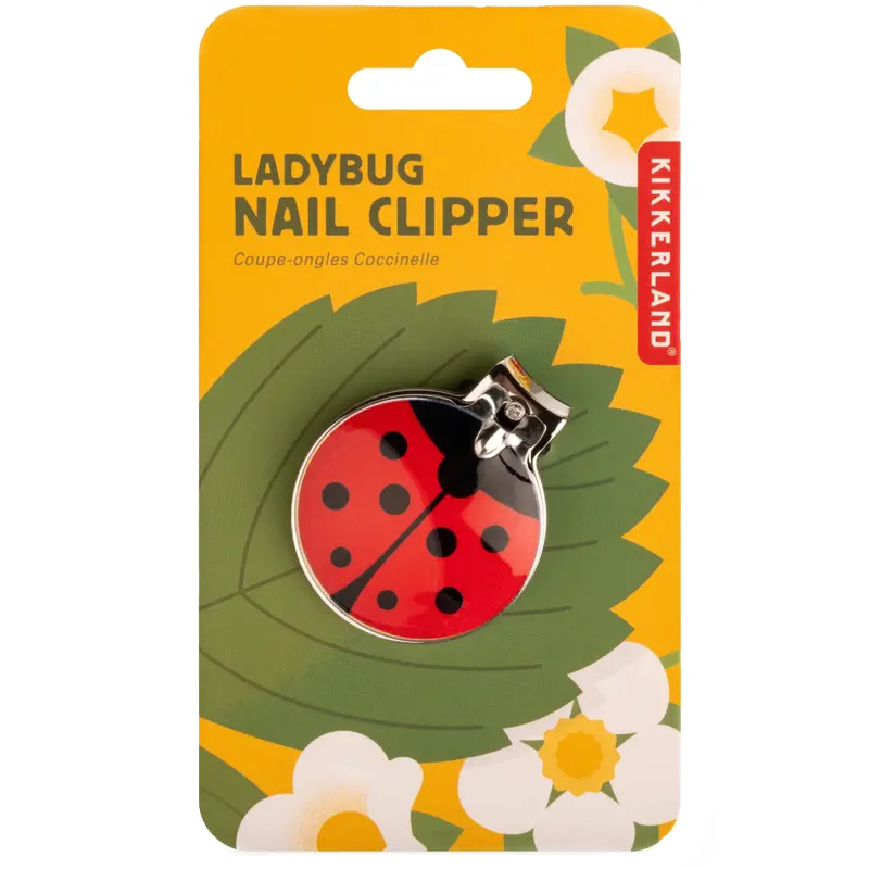 Kikkerland Ladybug-Shaped Nail Clipper – Compact & Stylish 1