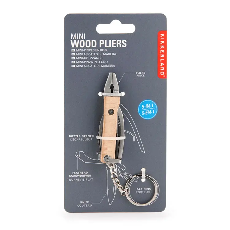 Kikkerland Mini Pliers Keychain Tool 1