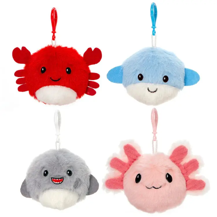 Kikkerland Sea Animal Stress Relief Balls – Assorted Ocean-Themed Squeezables 1