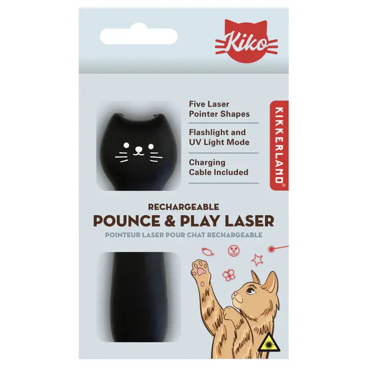 Kiko Rechargeable Laser Cat Toy – Automatic Pounce & Play Motion Activator 1