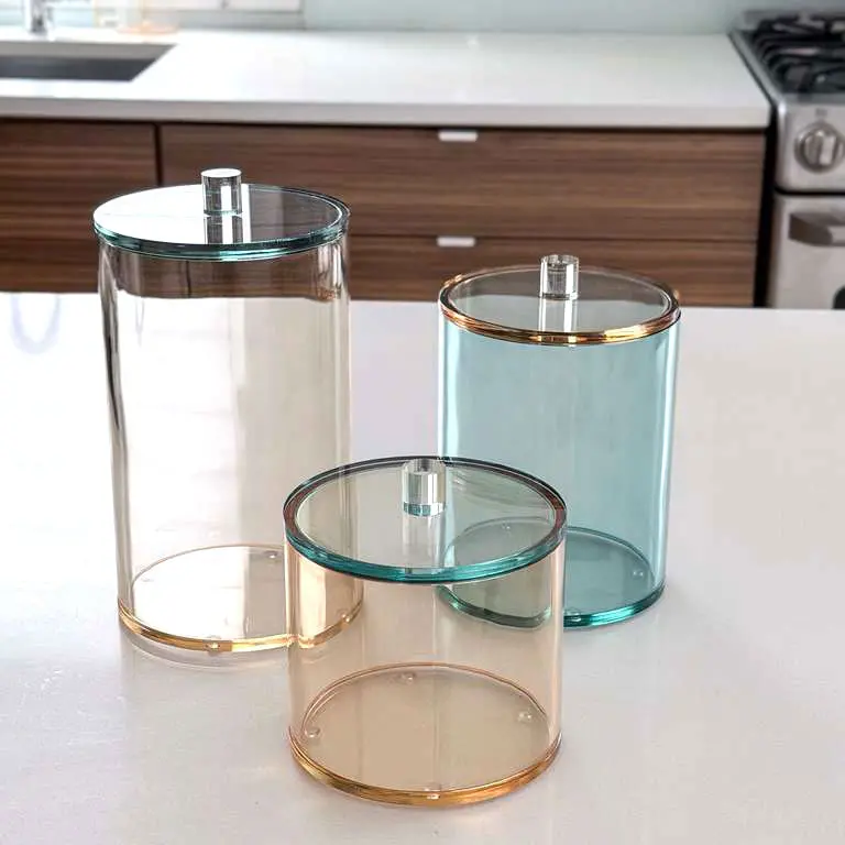Kinor Transparent Lucite Cookie Jar 1