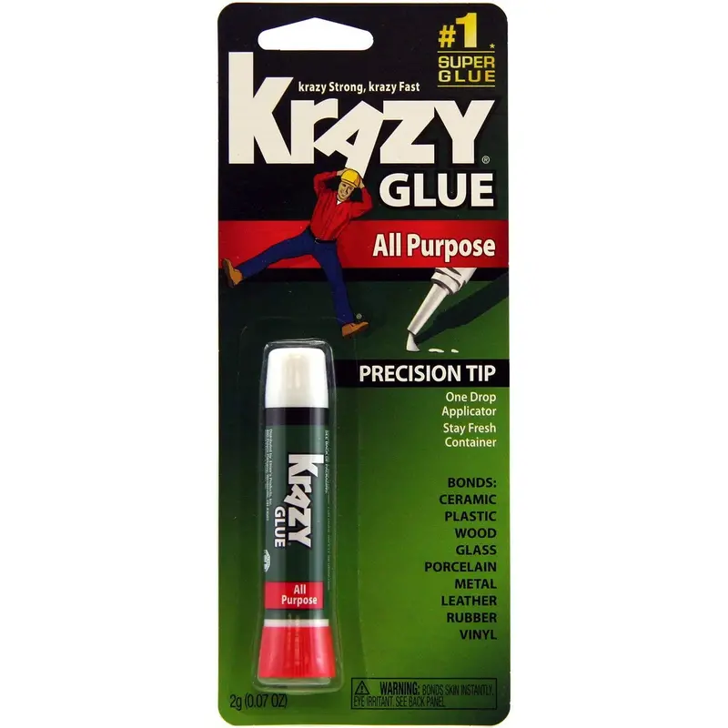 Krazy Glue Original Formula With Fine-Tip Applicator For Precision Bonding 1