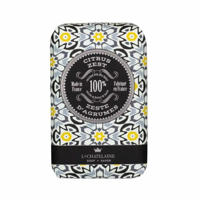La Chatelaine Citrus Zest Soap Bar – 8.8 Oz Bright, Uplifting Fragrance 1