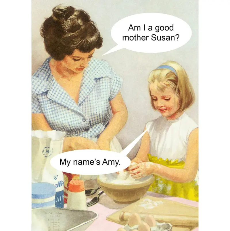 Ladybird Books Bad Mother-Themed Comedy Greeting Card 1