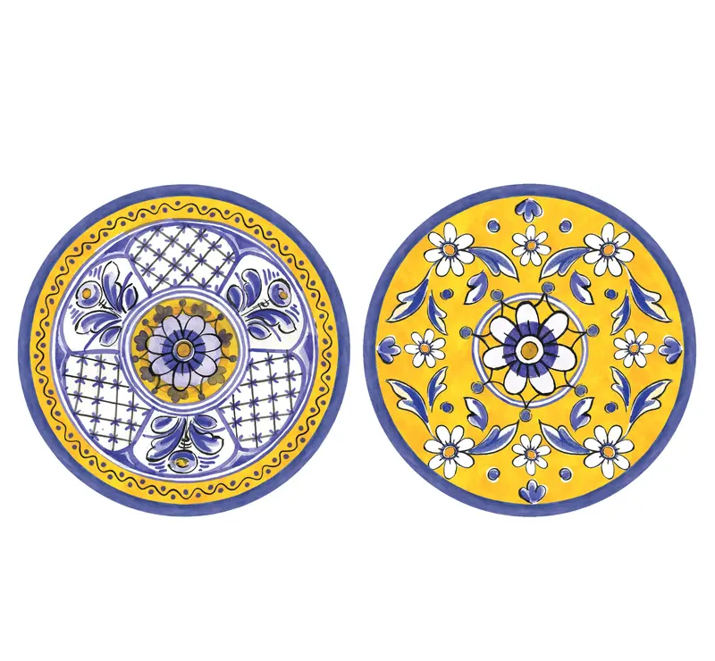 Le Cadeaux Benidorm Double-Sided Paper Coasters – Set Of 20 Stylish Table Accessories 1