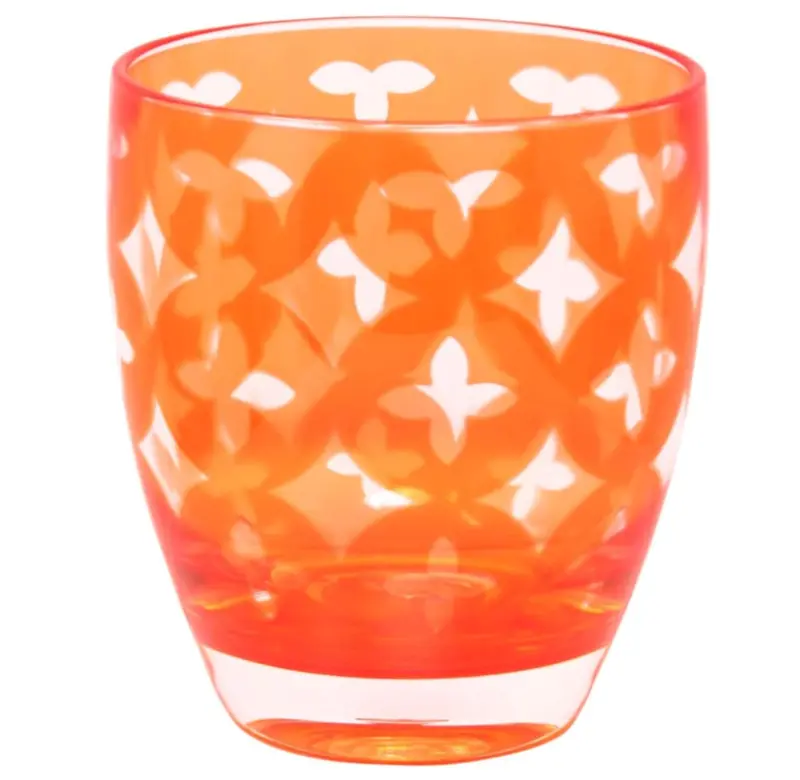Le Cadeaux Palazzioi Orange Acrylic Tumbler – 12 Oz. 1