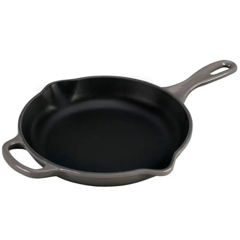 Le Creuset Signature 9-Inch Enameled Cast Iron Skillet In Oyster 1